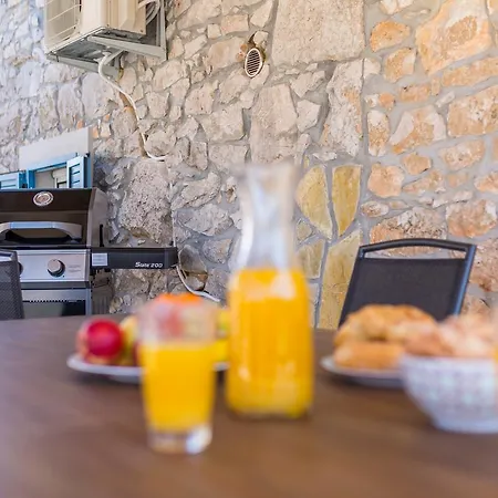 Old Stone House With A Heated Pool